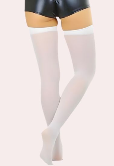 Women Opaque Thigh-High Stockings